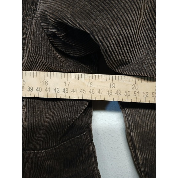 Vintage Braeton y2k corduroy brown jacket‎ Fur trim womens medium 90s - Picture 11 of 11